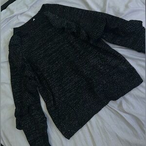 Black sparkle sweater